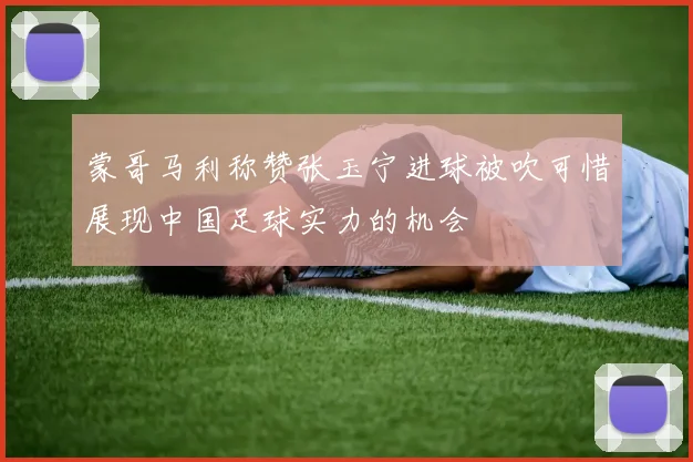 蒙哥马利称赞张玉宁进球被吹可惜展现中国足球实力的机会
